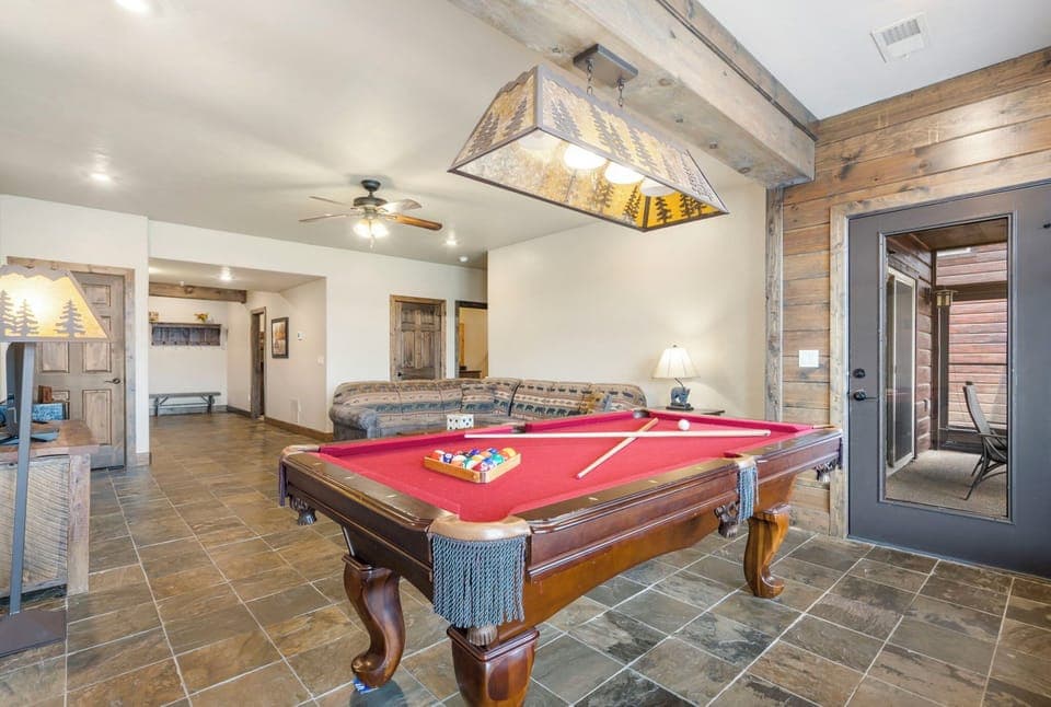 Pool Table downstairs