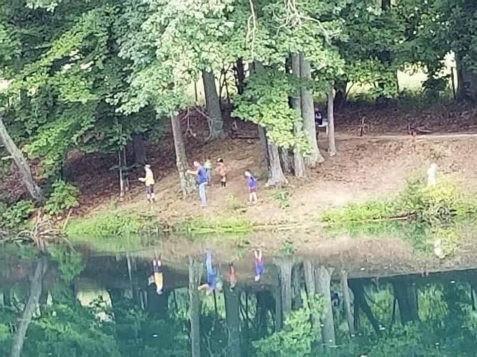 Catch and release fishing in 5 acre Pastor Baggett Lake