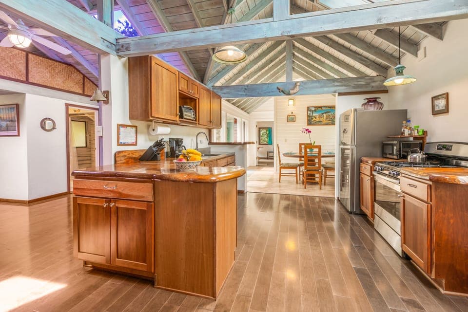 Kitchen and dining room