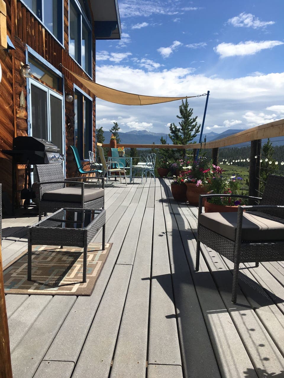 Sunny deck