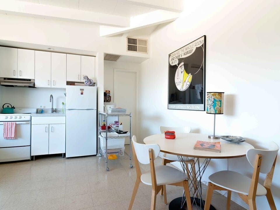 Kitchen, dining area