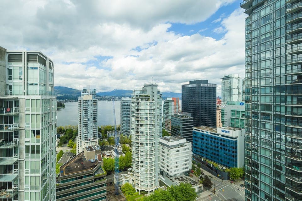 Enjoy stunning views of the Burrard Inlet and North Shore Mountains