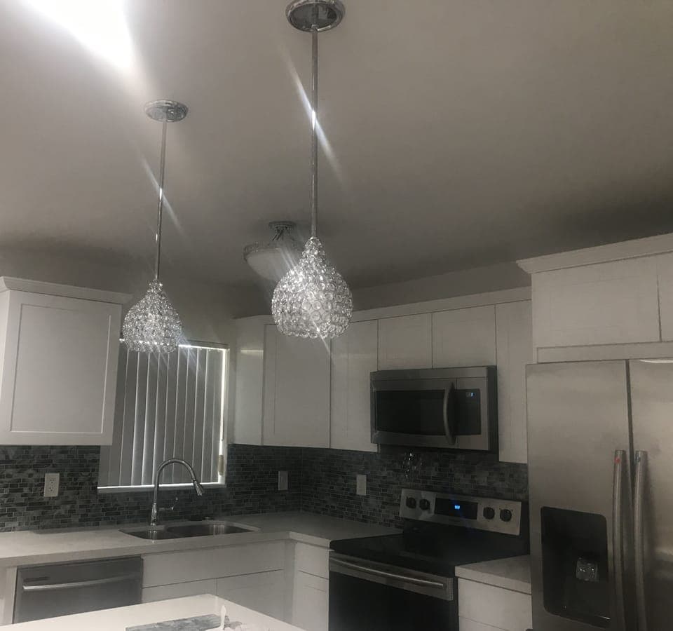 Beautifully remodeled Kitchen with open floor plan. 