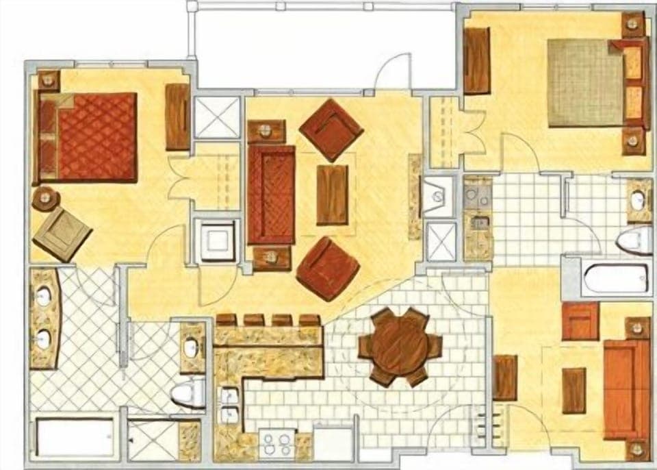 Two-bedroom Floorplan