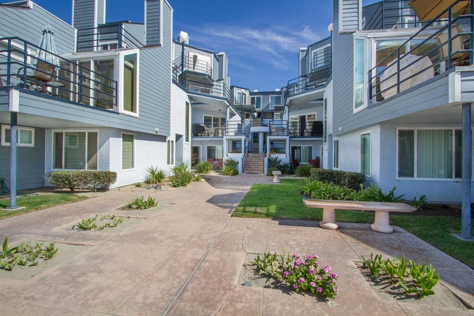 Our courtyard