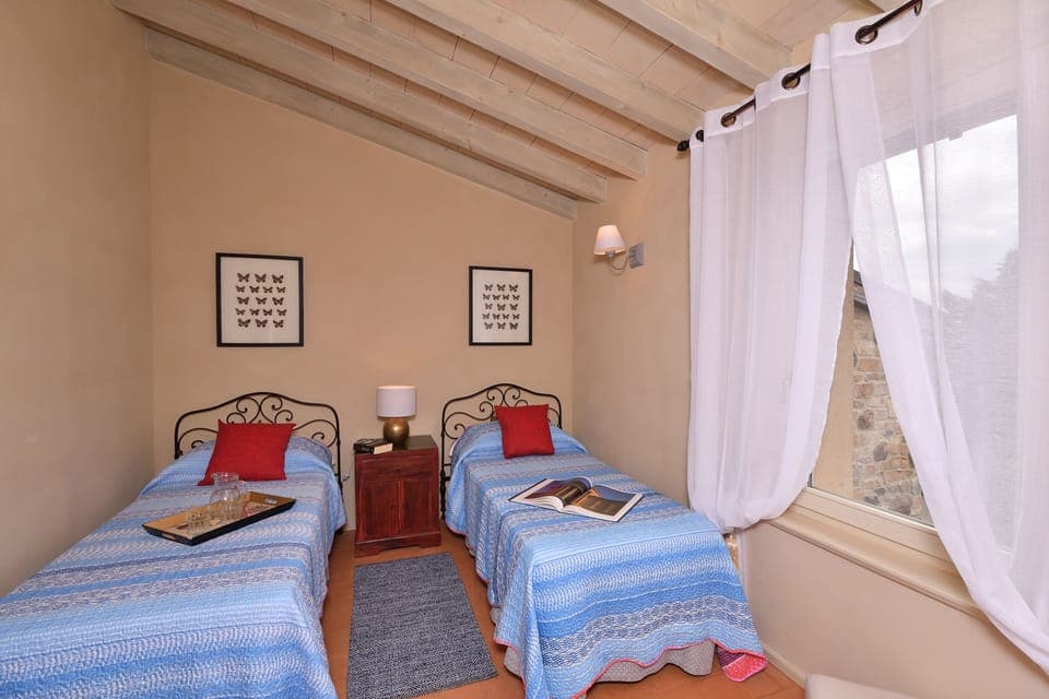 La Ginestra's 3° bed room with 2 single beds