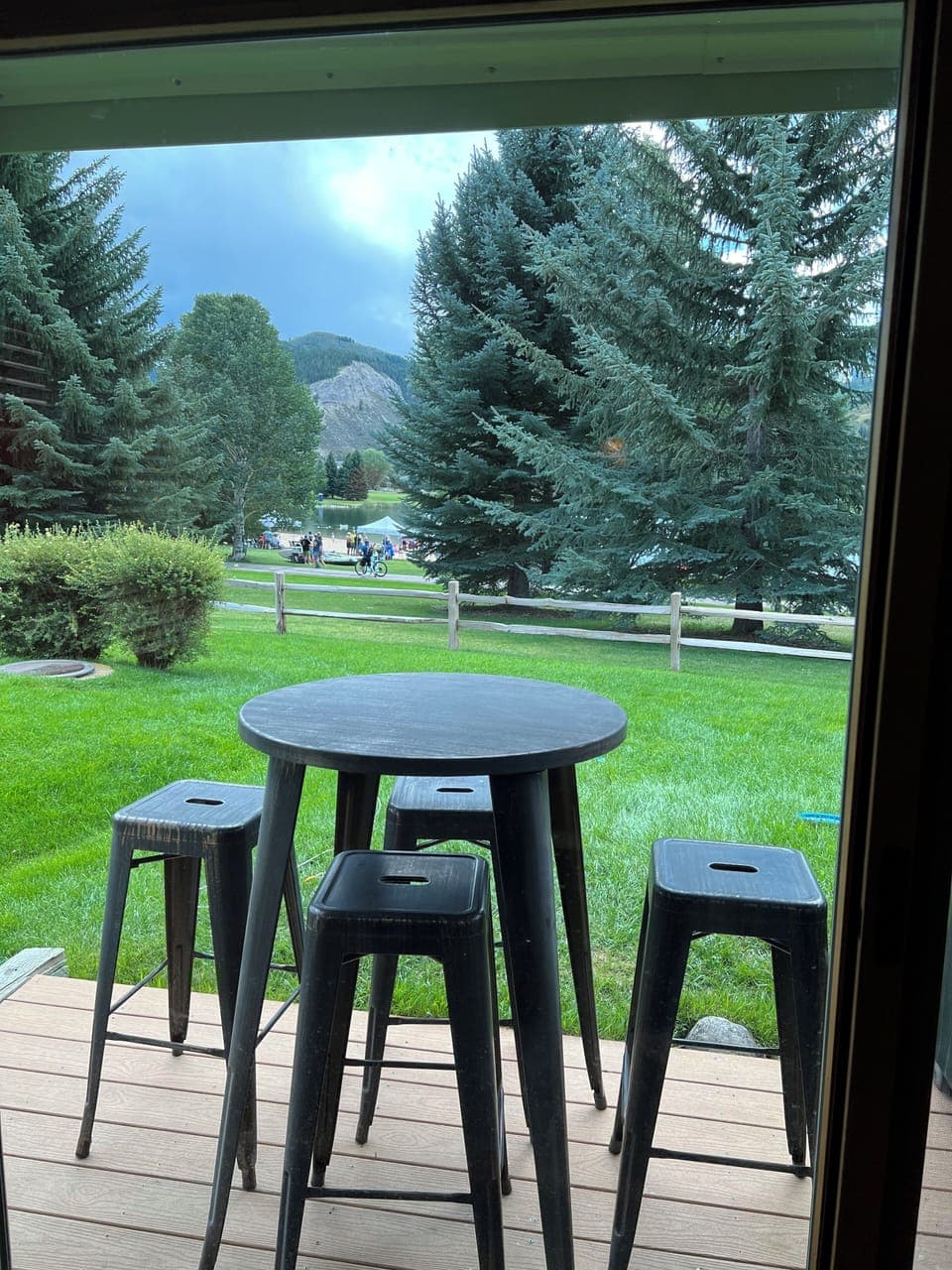 Outside patio