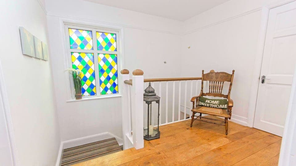 character stained glassed window