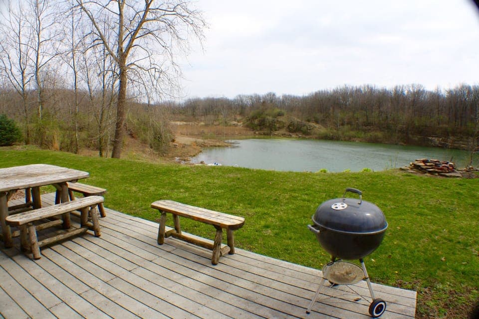 View of the Pond from the Deck