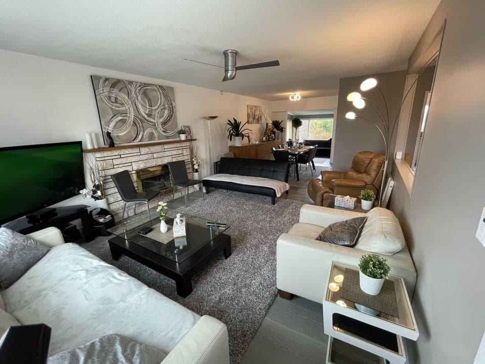 Living Room #1 with large flat-screen TV