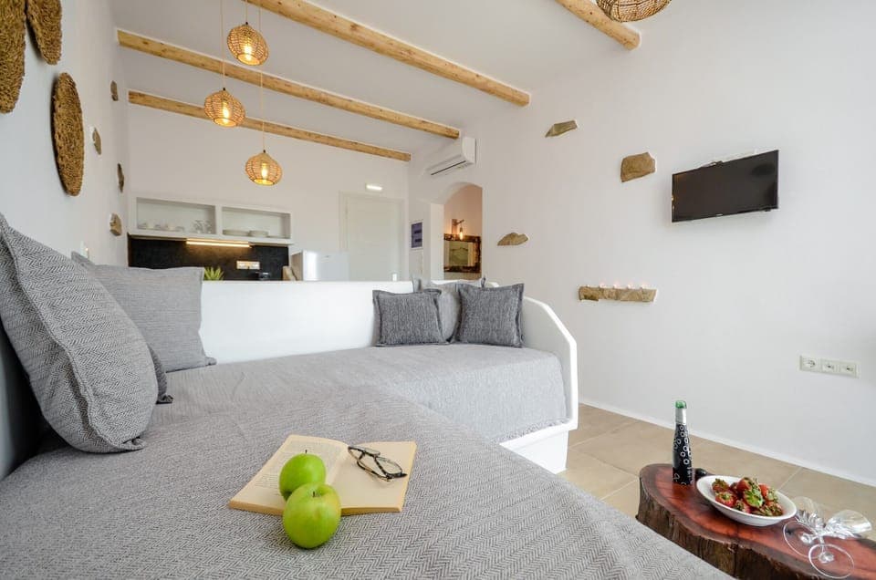 Bright and spacious seating area