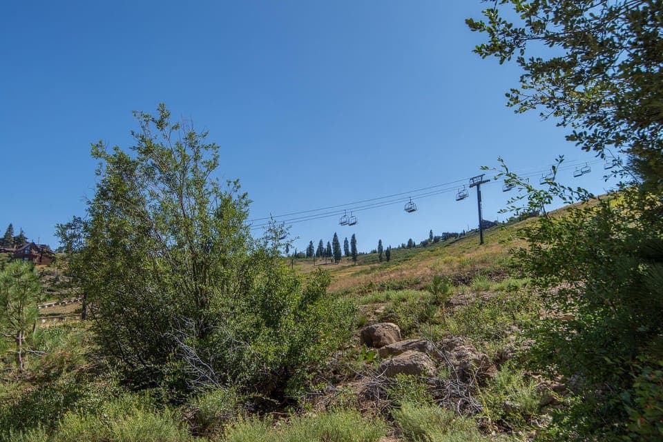 Views of Tahoe Donner ski area
