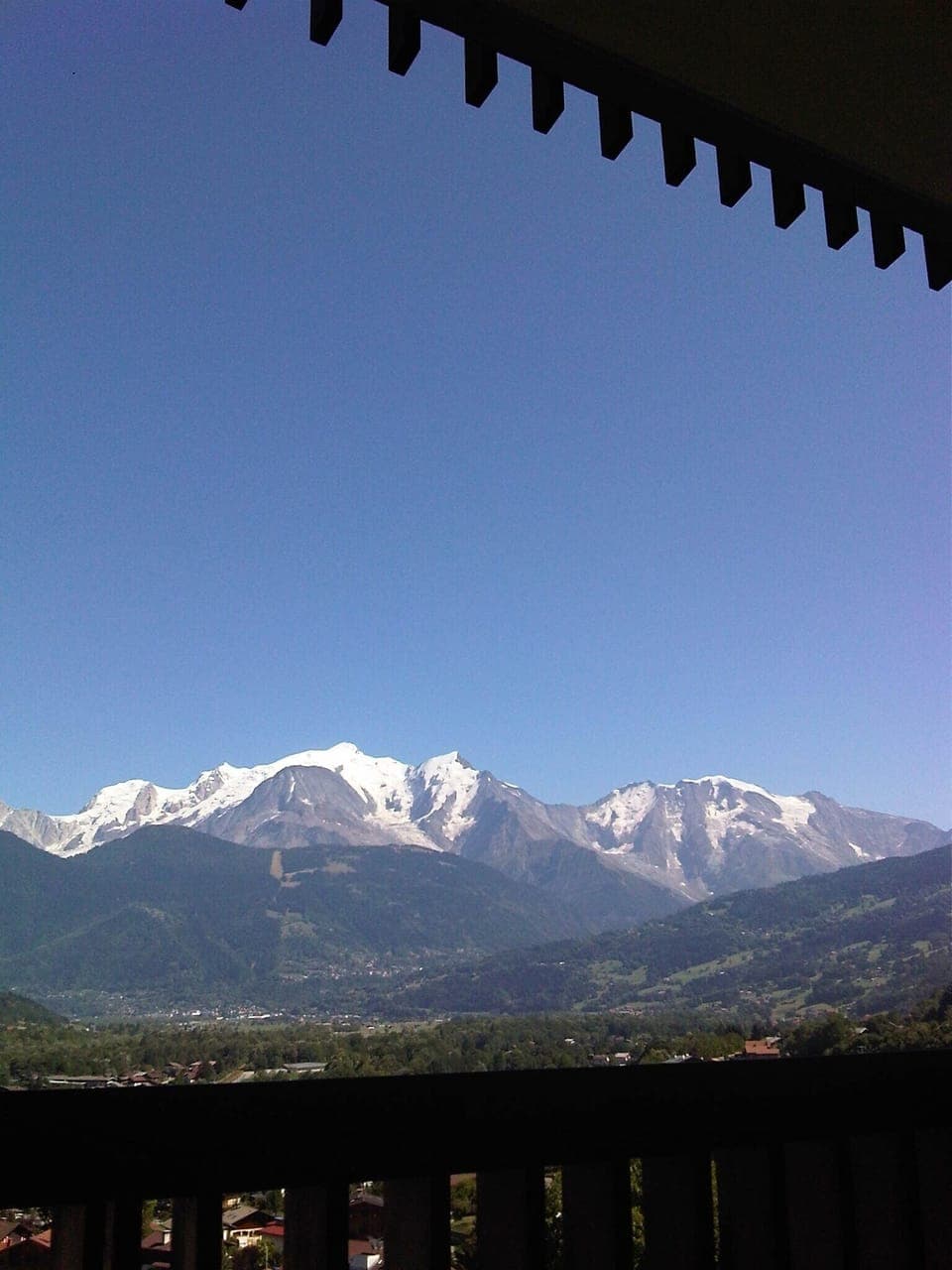 from the main balcony