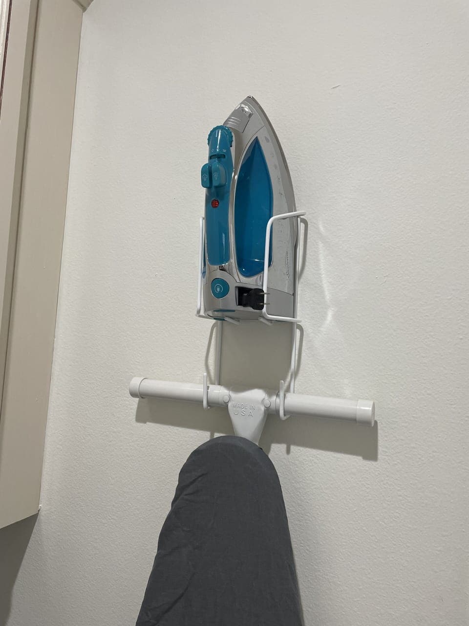 Ironing board and Iron provided