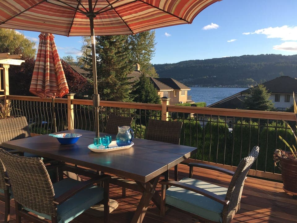 View looking south from the deck