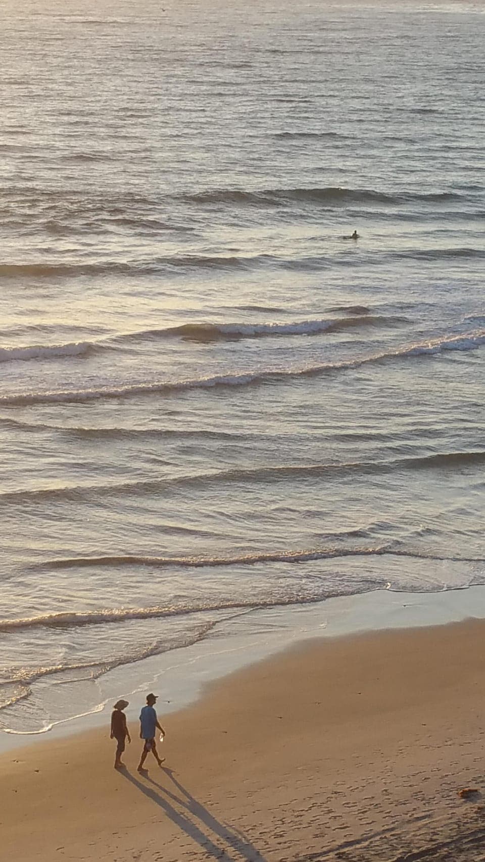 Relax on the beach or in my home.