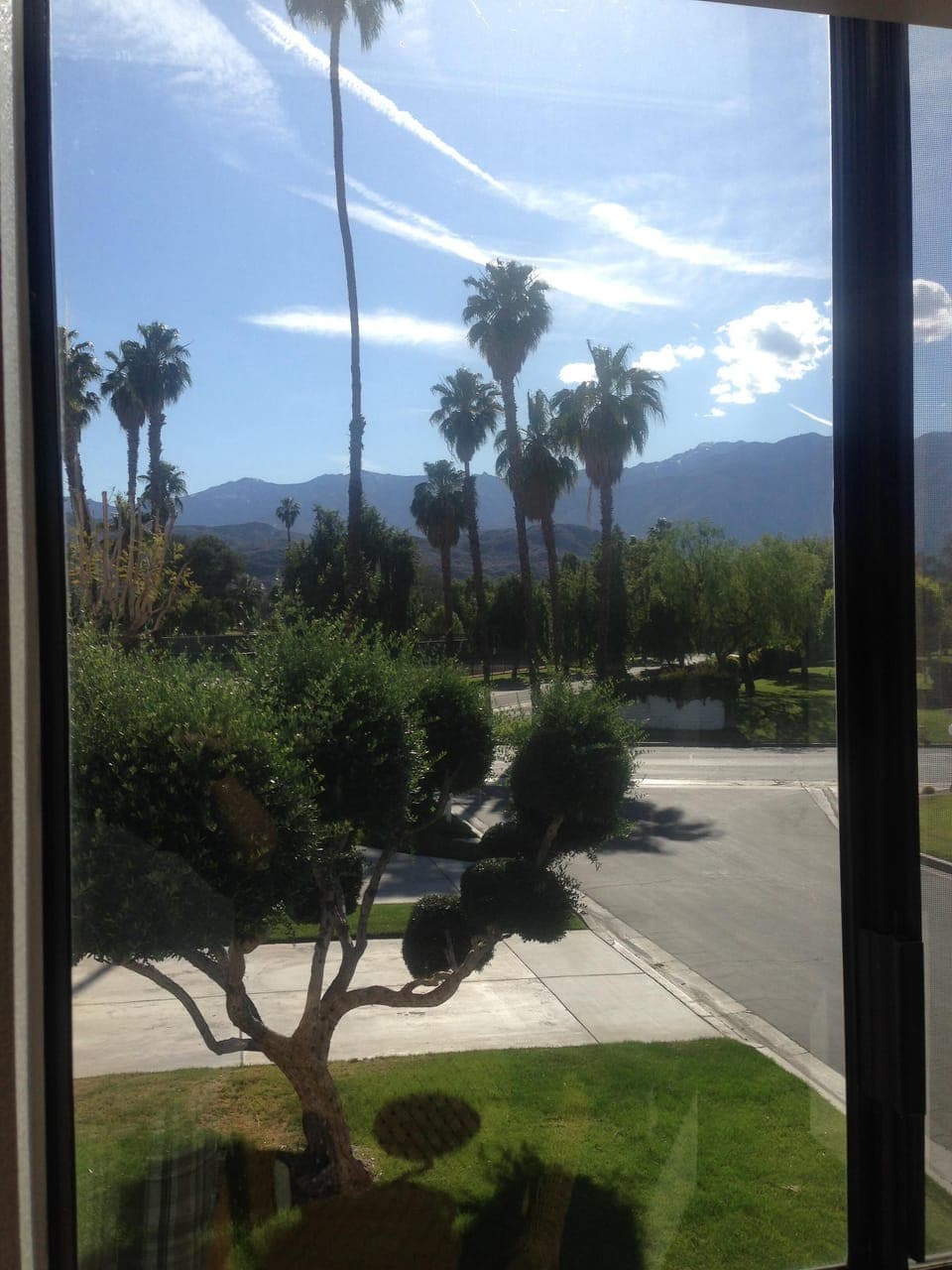 View from the king master bedroom nook