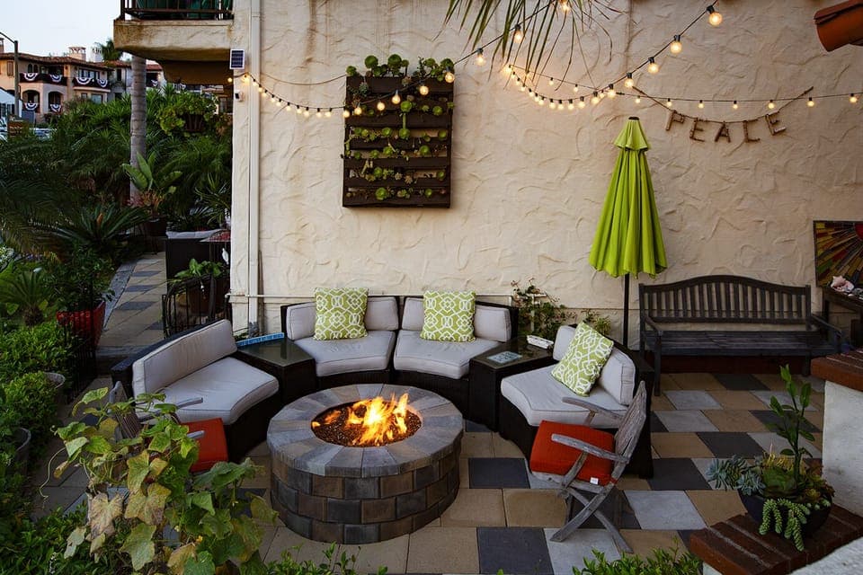 Front patio Fire Pit