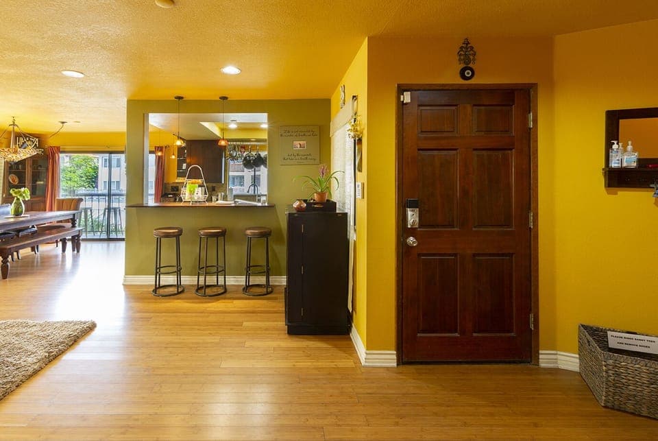 Front Door with electronic lock system