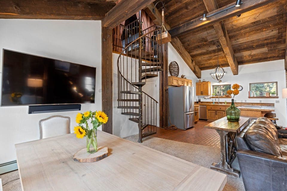 Dining Area w/; Stairs to Loft 