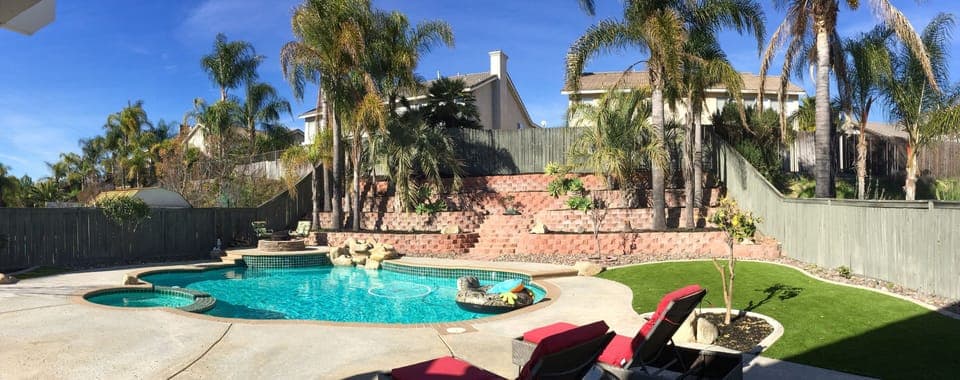 Swimming Pool has fence (unpictured)