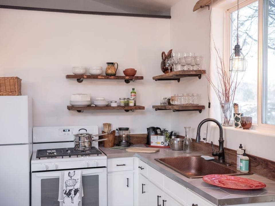 Your kitchen is stocked with everything you could need to enjoy cooking.