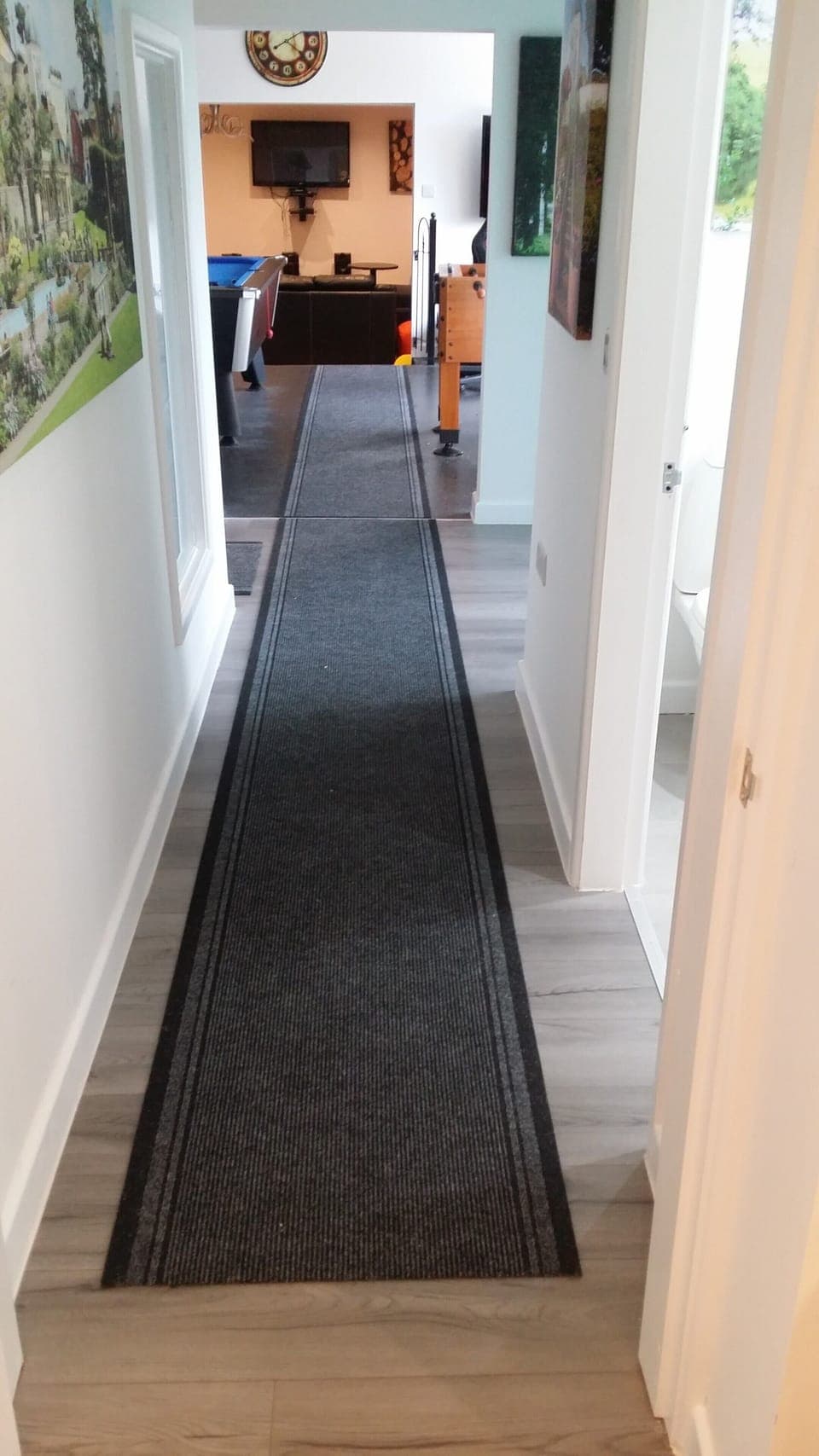 Hallway from Bedrooms to Games Room