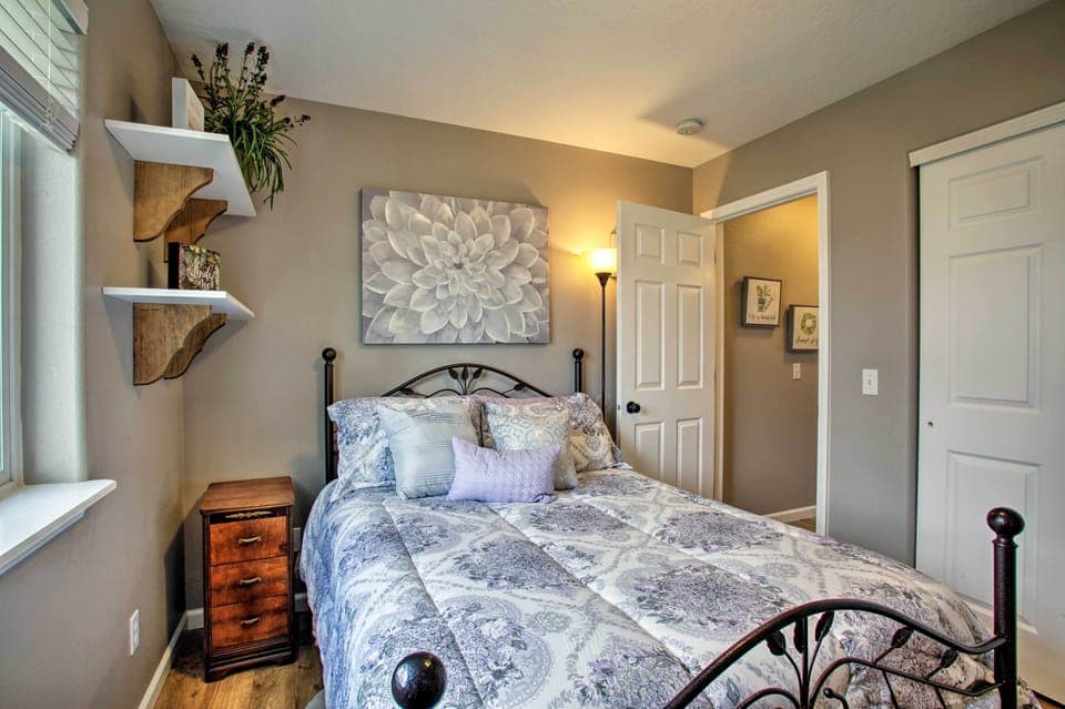 Cozy up with a good book before drifting to sleep.