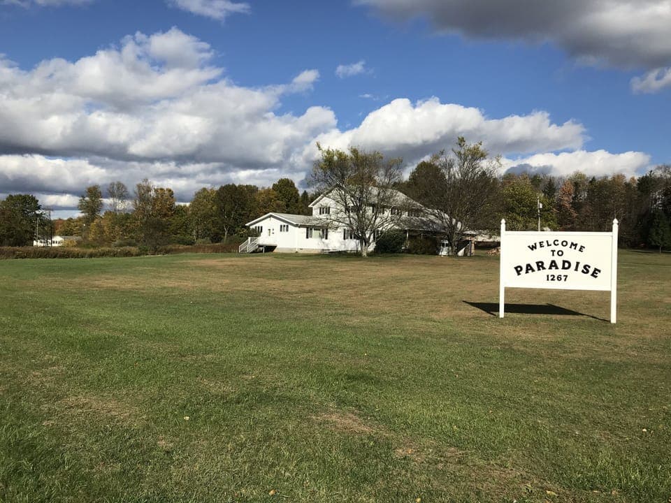 Paradise viewed from the West