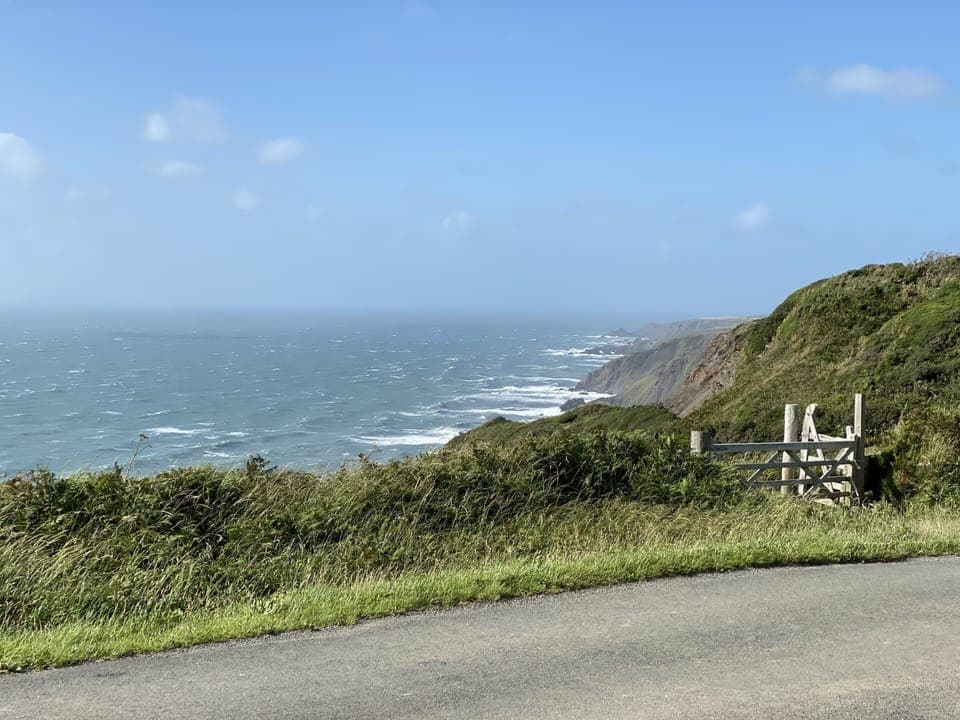 View from a Hartland Peninsular road