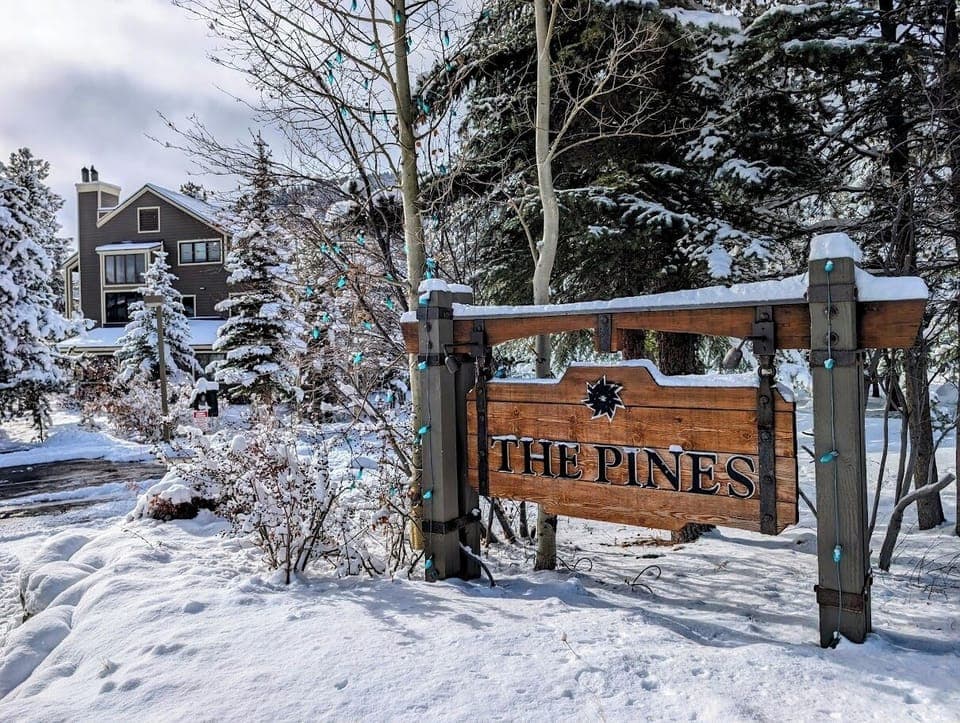 The Pines Condominiums in West Keystone #winter