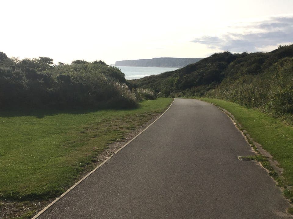 Path to the beach 15 min walk from the house