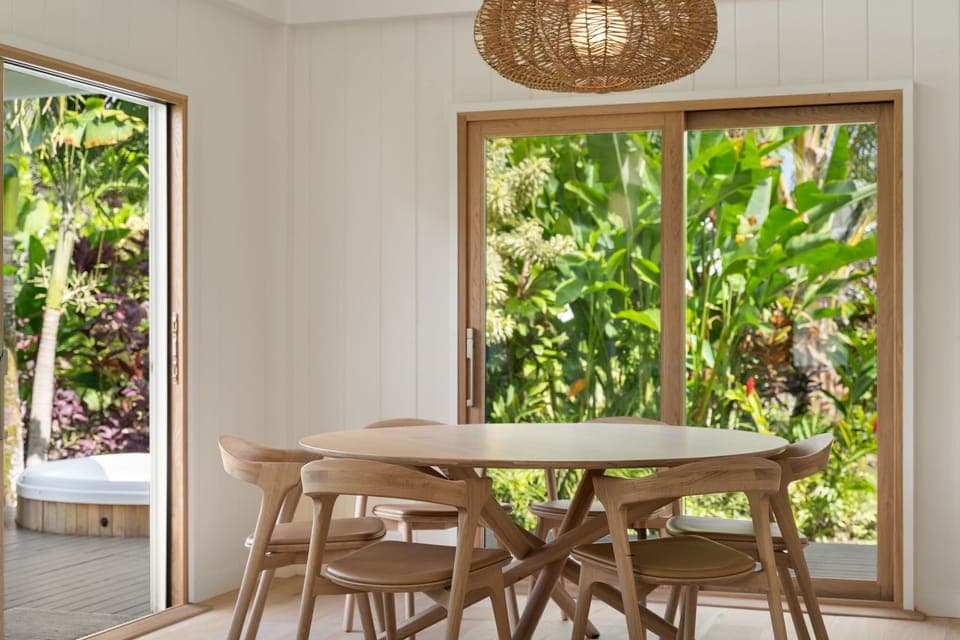A stunning dining area