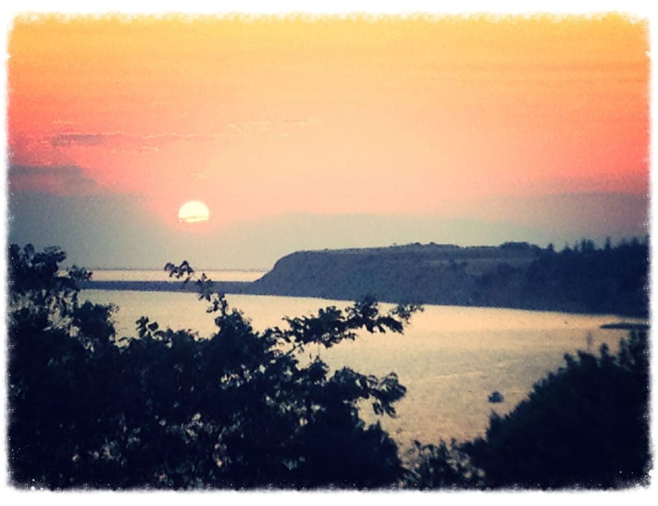 Sunset in Nea Michaniona