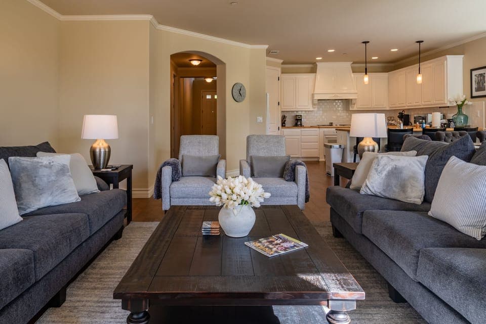 Comfy seating perfect for visiting with friends and family.