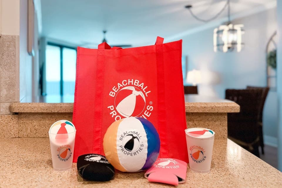 Beachball swag bag!