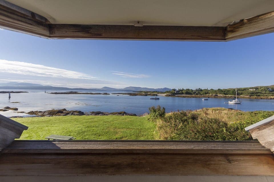 view from upstairs dormer window