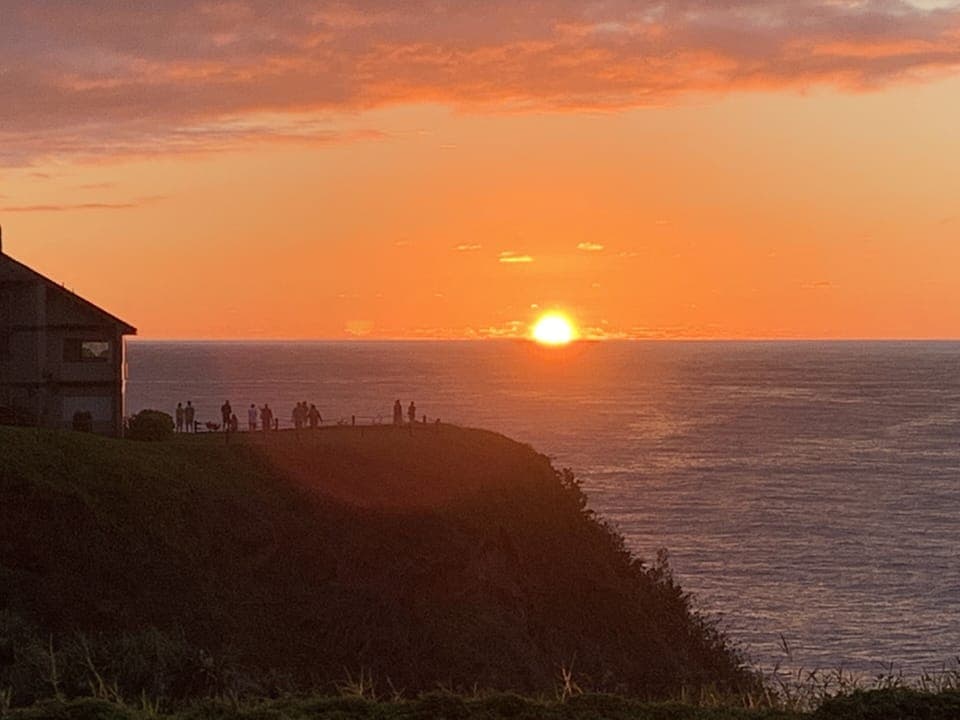 Stunning sunset views.