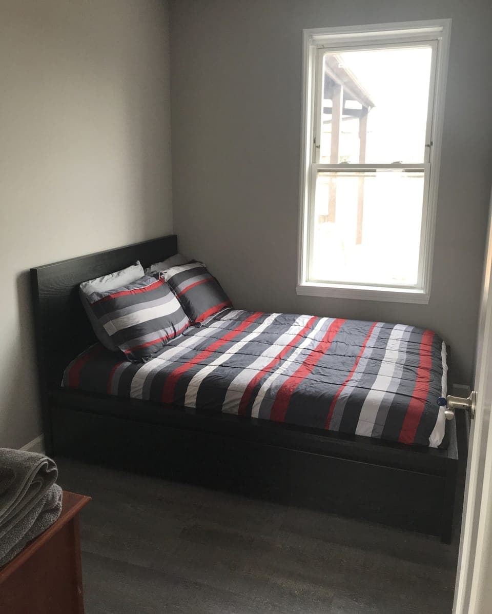 Newly renovated bedroom
