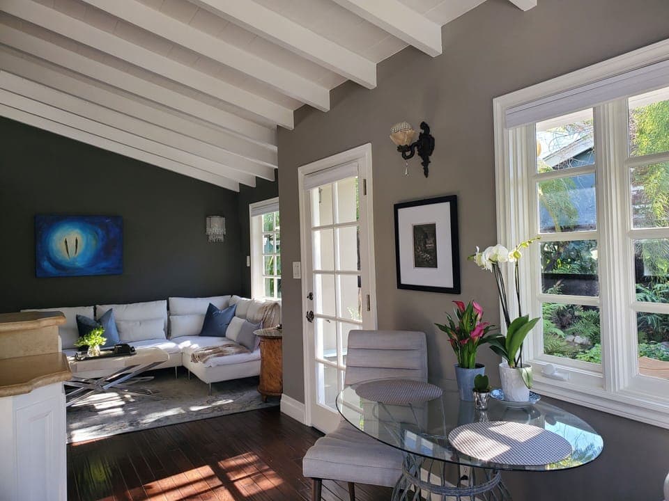 ANOTHER VIEW OF LIVING SPACE INSIDE & OUT...