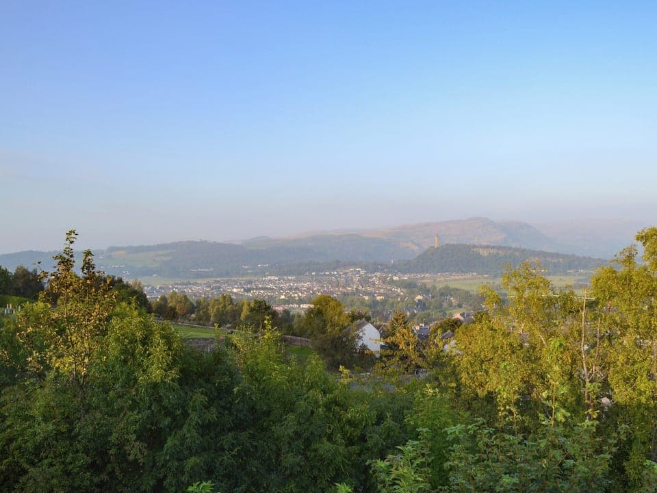 Stirling view | Bridge End Lodge, Dollar, near Stirling