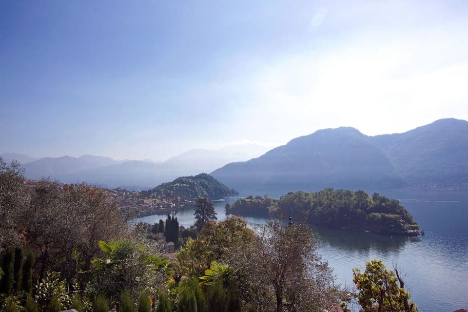 The view of the island of Comacina as see from your private balcony terrace.