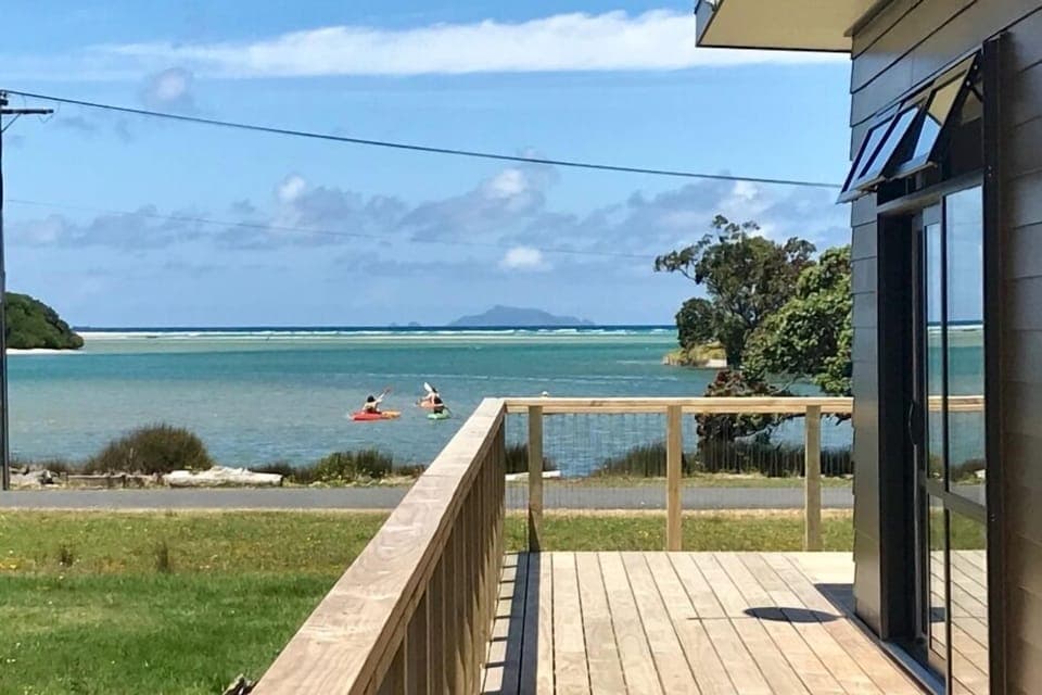 Ruakaka Inlet from the deck