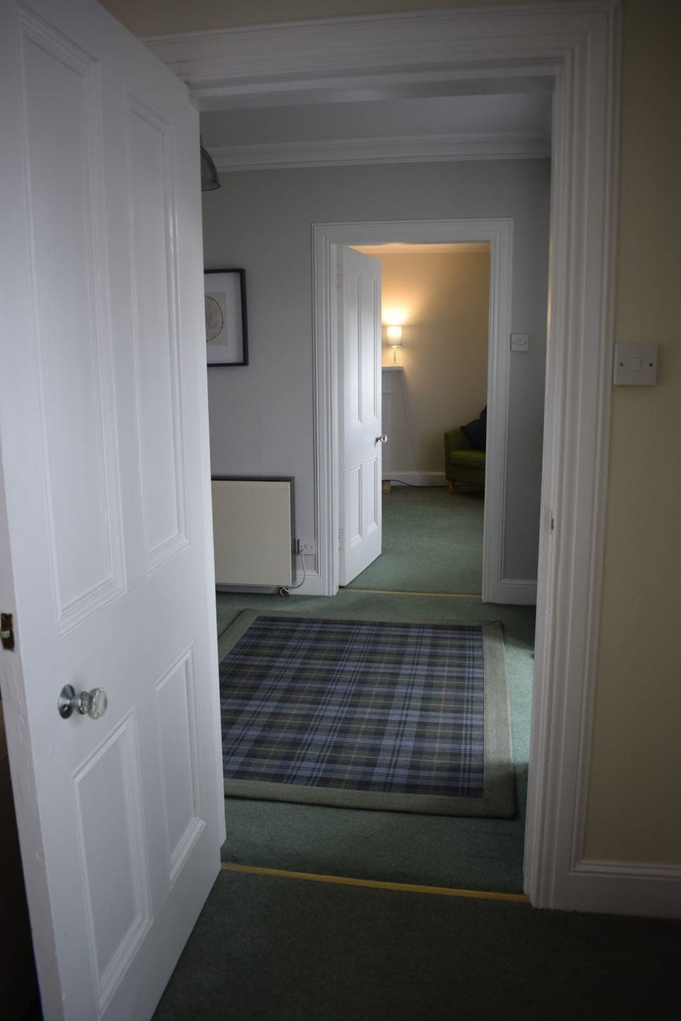 View of hall and dining room from the sitting room