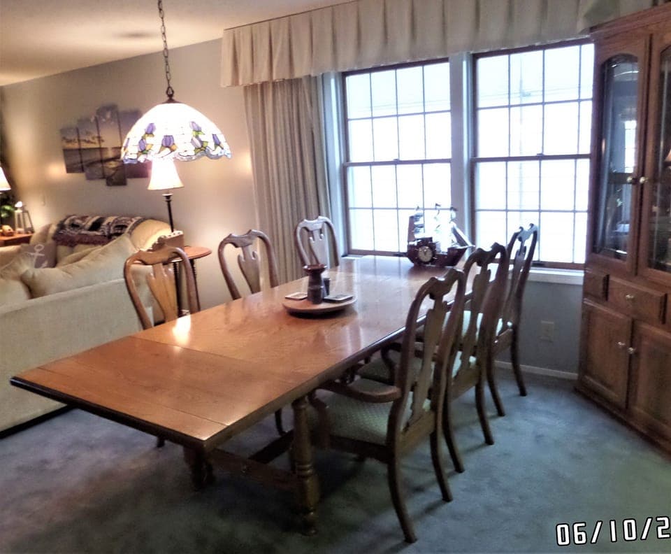 2nd Dining table for10, this one is next to kitchen.