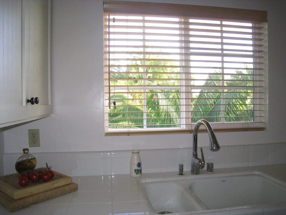 Full Kitchen with tree top views