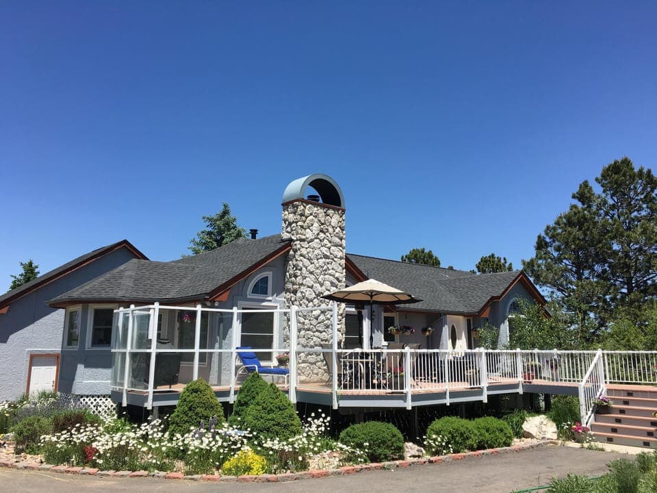 House in the summer