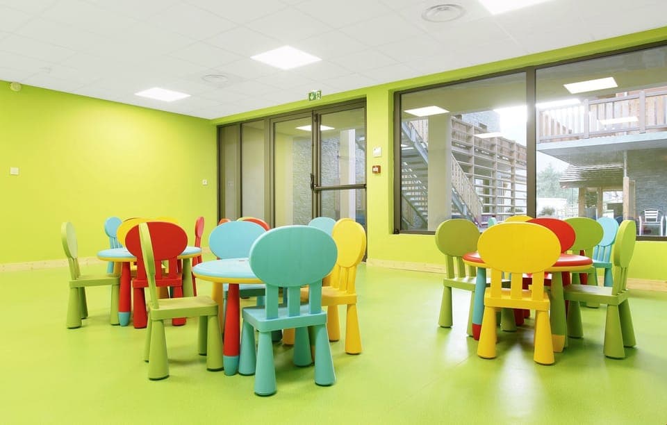 Children's entertainment is offered during July and August.