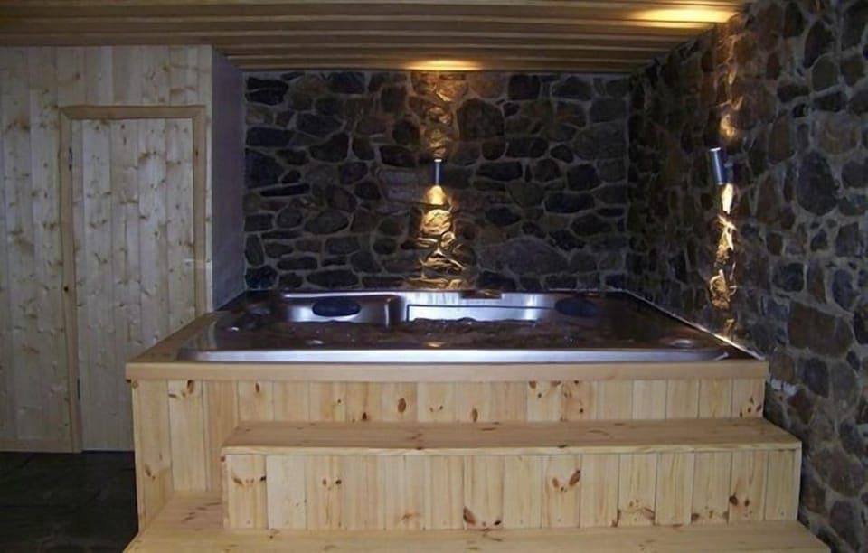 Relax and enjoy the shared hot tub!