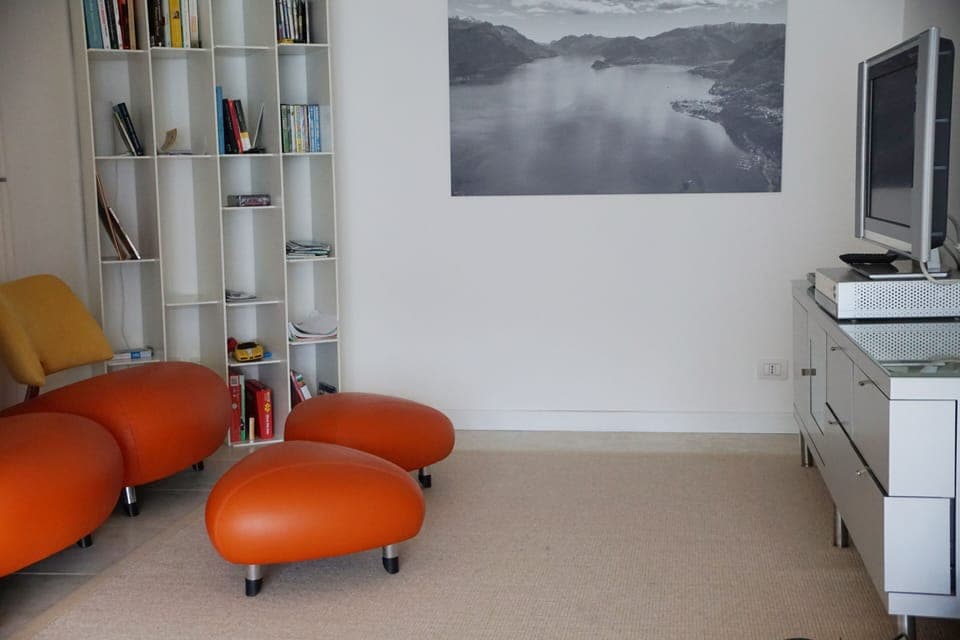 TV room at Lenno Villa Panoramica